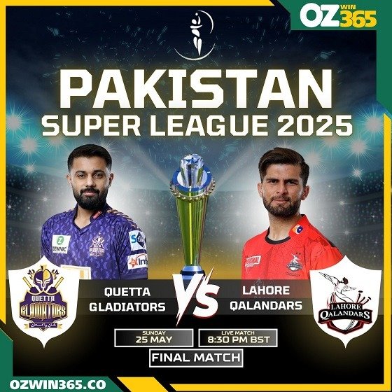 PSL 2025 – লাইভ দেখুন, বেট করুন আর জিতে নিন!