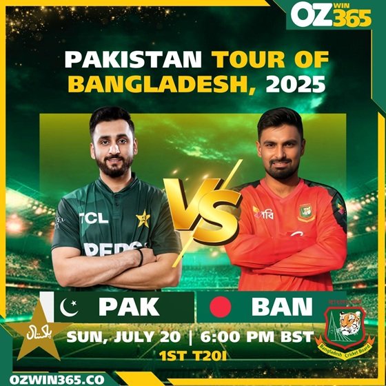 Bangladesh vs Pakistan – Baji Online Cricket Match 2025 Guide & Betting Tips