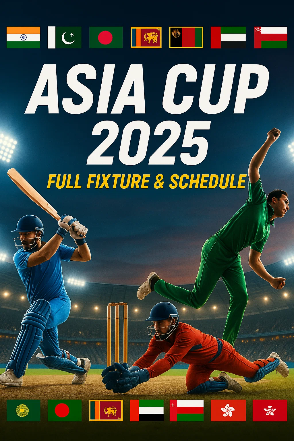 Asia Cup 2025 Full Fixture & Schedule – Stay Updated with Nagad88 Login